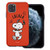 WiLLBee Compatible with iPhone 11 Case -6.1inch- Peanuts Layered Hybrid -TPU Plus PC- Bumper Cover - Snoopy Lalala