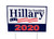 Hillary Clinton For President 2020 Outdoor Yard Sign - 12x18 - Imagine This Company