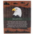 Dicksons Wings of Eagles Scripture Brown 10 x 8 Wood Decorative Tabletop Block Plaque