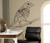 Place Wall Art Decal Bird on Branch Wall Sticker Home Interior - Kids Children Room Decor - Removable Stickers Made in USA - 12x15 Inch
