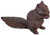 Esschert Design USA LH150 Cast Iron Squirrel Sculpture Doorstop