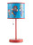Idea Nuova Super Mario Stick Table Kids Lamp with Pull Chain- Themed Printed Decorative Shade