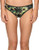 Lucky Brand Junior's Coastal Palms Binded Hipster Bikini Bottom- Black- M