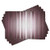 Ambesonne Purple Place Mats Set of 4- Futuristic Digital Style Stripes and Rays in Unusual Abstraction- Washable Fabric Placemats for Dining Table- Standard Size- Mauve Silver