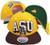 Arizona State Sun Devils Gold/Maroon Two Tone Snapback Adjustable Plastic Snap Back Hat/Cap