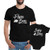 Texas Tees Papa Bear T-shirt- Baby Bear Bodysuit-Black Papa Bear- Black Baby Bear Set-Mens -X-Large-  and  3-6 Month Texas Tees Papa Bear T-shirt- Baby Bear Bodysuit-Black Papa Bear- Black Baby Bear Set-Mens -X-Large-  and  3-6 Month