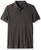 Nautica Men's Slim Fit Short Sleeve Solid Soft Cotton Polo Shirt- Charcoal Heather- Large