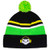 JINX Overwatch Lucio Pom Knit Beanie- Black/Green- One Size