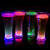 Liquid Activated Multicolor LED Pilsner Glasses ~ Fun Light Up Beer Glasses - 13 oz. - Set of 4