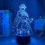 Anime 3D Lamp Akame Ga Kill Esdeath LED Night Light for Room Decor Nightlight Birthday Gift Manga Akame Ga Kill Light - Remote Control