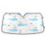 Blueangle Cute Blue Whale Windshield Sun Shade Universal-Fit Size Chart for Cars Suv Trucks Minivans Sunshades Keeps Your Vehicle Cool Heat Shield