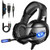 ONIKUMA Stereo Gaming Headset for PS4, Xbox One, PC, Enhanced 7.1 Surround Sound, Updated Noise Cancelling Mic Headphones, Soft Breathing Earmuffs, Mute & Volume Control for Nintendo Switch Laptop