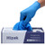 Nitrile Gloves- Hizek 100 Pcs Disposable Gloves- 4 mil- Latex Free- Powder Free- Textured Soft- comfortable Cleaning Gloves for Home Use -Blue- M-