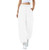 MUMUBREAL Women's High Waisted Sweatpants Baggy Joggers Pants Athletic Workout Active Lounge Bottom -White-L-