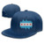 DIALOBE Chicago City Flag Skyline Baseball Cap Flat Hat Unisex Snapback Cap Navy