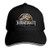 Jurassic-Park Baseball Hat Unisex Vintage Dad Cap Twill Adjustable Sandwich Caps Polyester Soft Baseball Hats Custom Personalized for Men Women Black