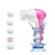 Waterproof Facial Cleansing Brush and Massager with 5 Brush Heads for Deep Cleansing- Exfoliating- Removing Blackhead and Massaging -1PACK-