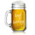 16oz Mason Jar Glass Mug w/Handle Bad  and  Boozy Funny