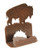 Innovative Fabricators- Inc. Bison Buffalo Business Card Holder -Copper-