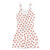 Women's Boho Mini Dress Y2K E-Girls 90s Bodycon Dress Harajuku Sleeveless Tie Dye Print Tank Dress Summer Streetwear -White Strawberry- s-