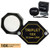 10x Magnifier Jewelry Loupe 20.5mm Triplet Lens Optical Glass Pocket Gem Magnifying Tool for Jeweler, Stamp Philatelist, Coin Numismatic, Achromatic Black Hexagonal Design Kit Set