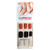 Impress by Kiss -1- Pack - Matte Orange-Brown and Matte Black with Matte Gray Accents - Press-On Manicure 30 Nails including 6 Accents - Holly 78985