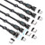 Magnetic Charging Cable -6-Pack- 1.6ft/3.3ft/3.3ft/6.6ft/6.6ft/10ft-- Melonboy 360  and  180 Rotation Magnetic Phone Charger- 3 in 1 Magnetic Cable Compatible with Micro USB- Type C
