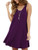MOLERANI Women's Casual Swing Simple T-shirt Loose Dress- XX-Large- Purple MOLERANI Women's Casual Swing Simple T-shirt Loose Dress- XX-Large- Purple