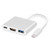 Micro SATA Cables Type C USB 3.1 to USB-C 4K HDMI USB 3.0 Adapter 3 in 1 Hub