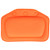 SPA Bath Pillow Home Bathtub Pillow PVC Neck Bathtub Cushion Neck Support Pillow Soft Headrest Suction Cup Bathtub Pillow -Orange-