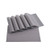 Sunshine Fashion Inc Placemats,Placemats Dining Table,Heat-Resistant Placemats, Stain Resistant Washable PVC Table Mats,Kitchen Table mats,Sets 6(1:Gray)
