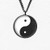 Yin Yang Black White Balance Pendant Necklace