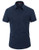 Paul Jones Men's Button Down Shirt Short Sleeves Slim Fit Dress Shirt Navy- M