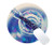 Mousepad Blue Nail Polish Print Non-Slip Round Mouse Mat