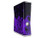 HEX Purple Decal Style Skin for XBOX 360 Slim Vertical