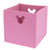 Disney Felt Die Cut Storage Bin, Pink, Minnie Mouse