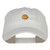 e4Hats.com Mini Smile Face Embroidered Pet Spun Cap - White OSFM