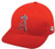 Youth FLAT BRIM Los Angeles Angels Home Red Hat Cap MLB Adjustable