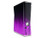 Fire Purple Decal Style Skin for XBOX 360 Slim Vertical