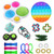 GBSELL 30Pcs Sensory Fidget Toy Set- Fidget Blocks-Fidget Pack Sensory Relieves Stress Anxiety for Kids Adults -20PC A-