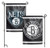 WinCraft NBA Brooklyn Nets 12.5" x 18" Inch 2-Sided Garden Flag Logo