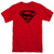 Superman - Red  and  Black Shield T-Shirt Size XL