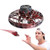 FlyNova Flying Toy- Hand Operated Drones for Kids or Adults - Scoot Hands Free Mini Drone Helicopter with 360 Rotating and Shinning LED Lights- Adult Gift for Surprises and Fun-Blue?Red?Black- -Red-