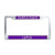 Framespolishisf Purple Fight Lupus License Plate Frame Stainless Steel Car Plate Cover Frame