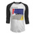 JeremiahR Genesis Abacab Men's 3/4 Sleeve Raglan Baseball Tshirt Black XL