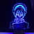 3D Night Light Toph Beifong Avatar The Last Airbender Led 7Colors Light Japanese Anime Remote Control Base Table Lamp