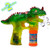 Kidsthrill T-Rex Dinosaur Bubble Shooter Gun with Sounds and Music  2 Bubble Solution Included - Assorted Colors