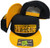 Iowa Hawkeyes Black/Yellow Two Tone Plastic Snapback Adjustable Plastic Snap Back Hat/Cap