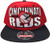 Cincinnati Reds Block Two Tone Plastic Snapback Adjustable Plastic Snap Back Hat/Cap