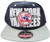 New York Yankees Block Two Tone Plastic Snapback Adjustable Plastic Snap Back Hat/Cap Navy Blue